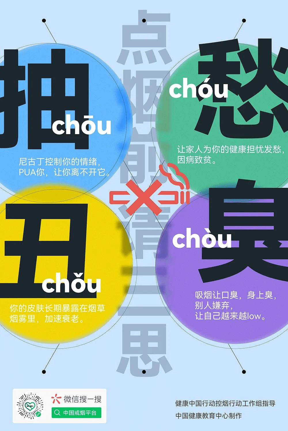 健康 | 《点烟前，请三思》系列海报发布了！