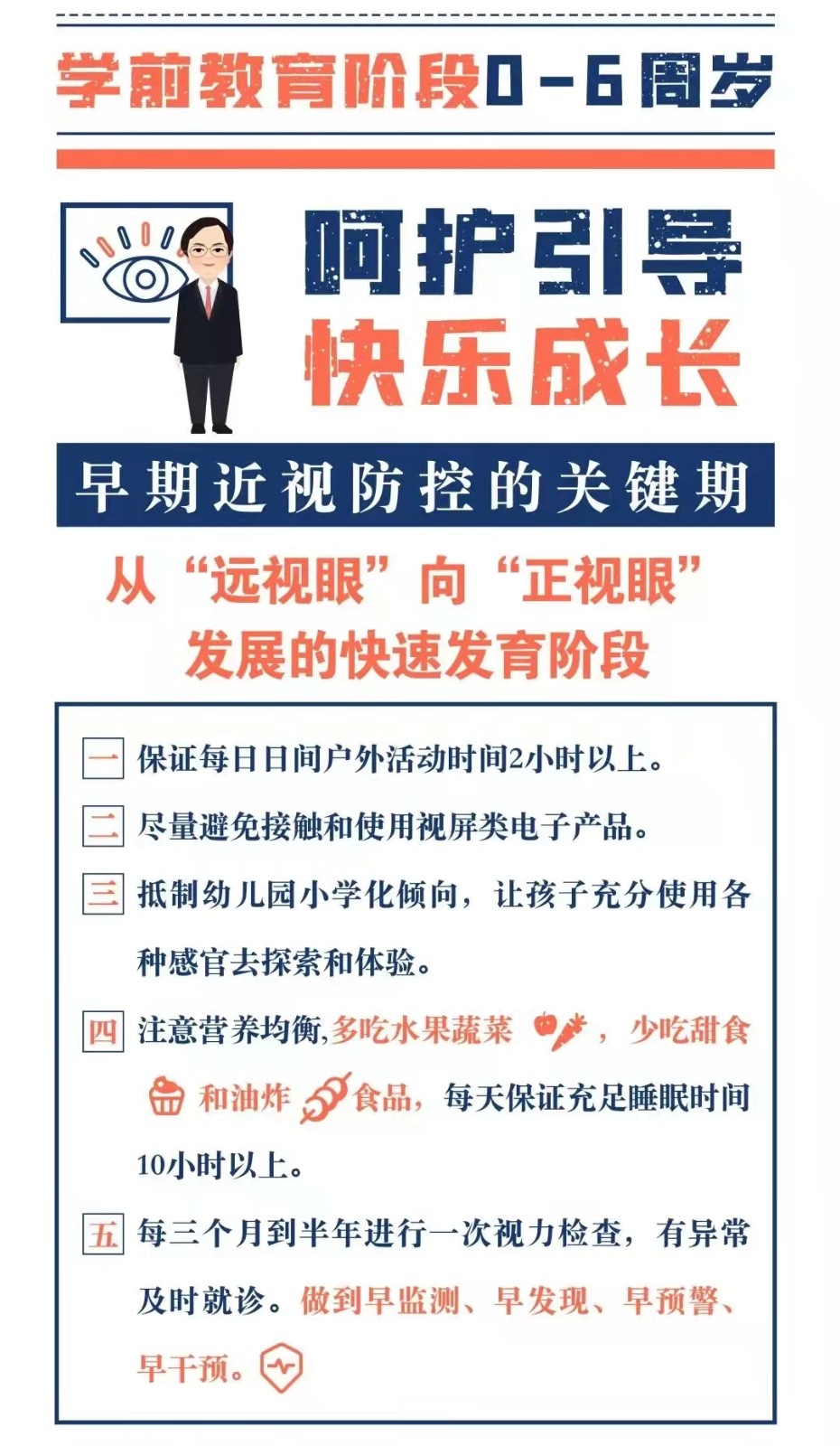 【科普】0-18岁各阶段近视防控指引