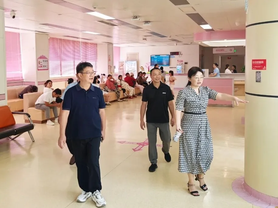 冉茂宝书记率队调研医院建设项目并指导发展工作