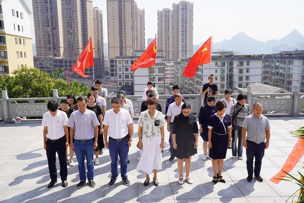 市妇幼保健院党总支组织开展“烈士纪念日”主题党日活动
