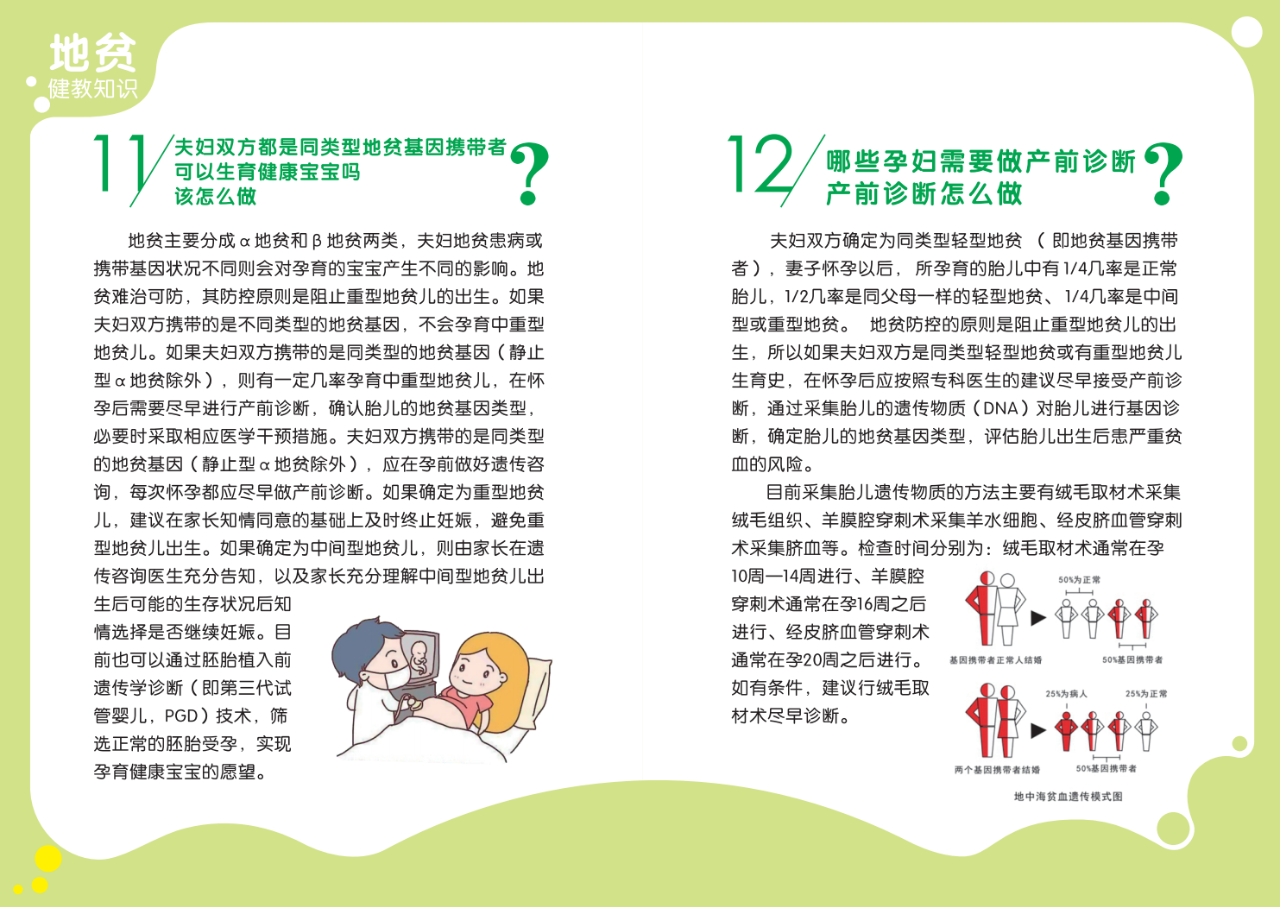 【科普】防治地贫 健康孕育——地中海贫血防治健康教育知识读本
