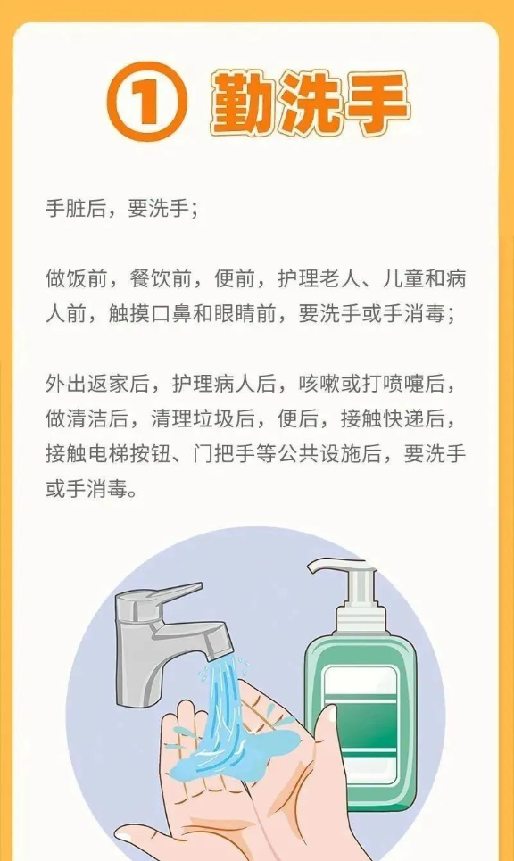 公民防疫基本行为准则